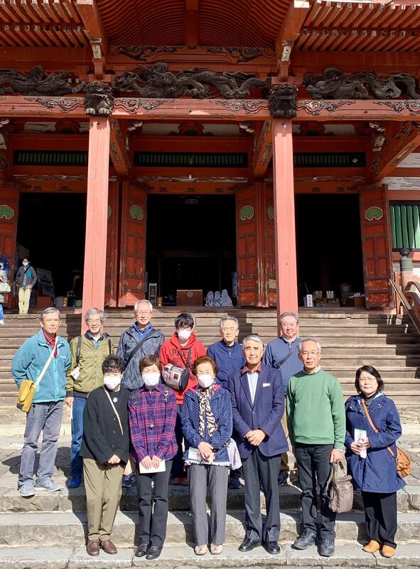 甲斐善光寺にて